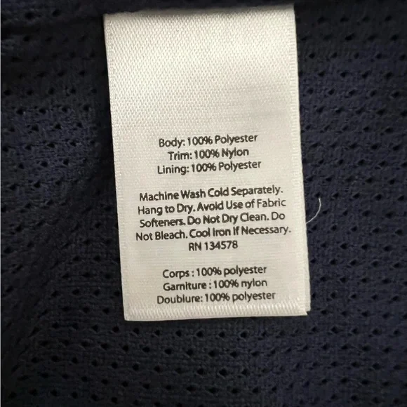 Vineyard Vines Black Fleece Vest - Picture 7 of 9